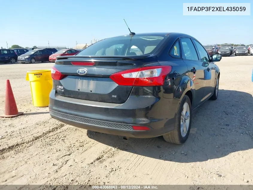 1FADP3F2XEL435059 2014 Ford Focus Se