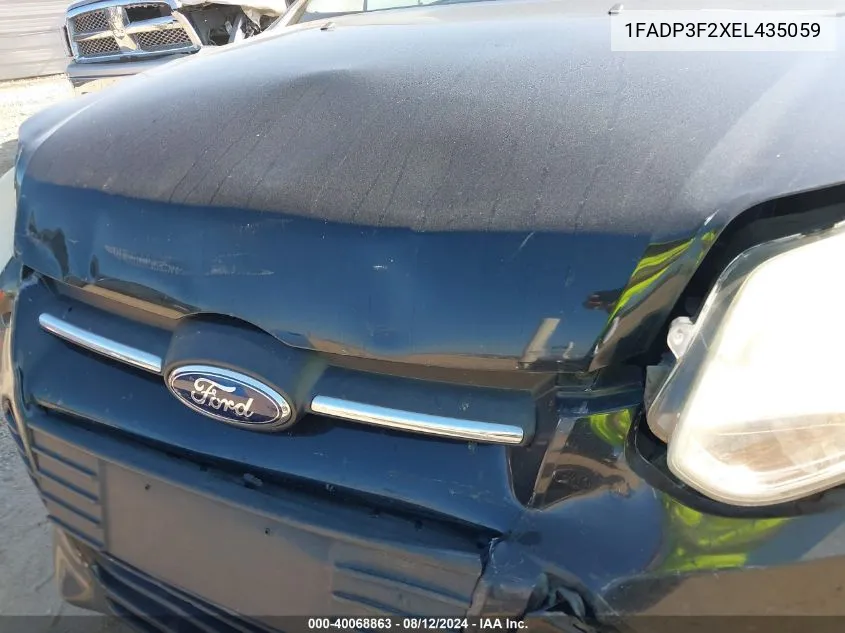 1FADP3F2XEL435059 2014 Ford Focus Se