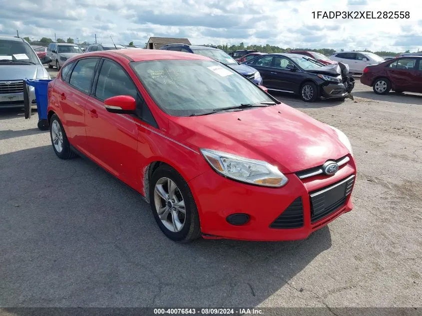 1FADP3K2XEL282558 2014 Ford Focus Se