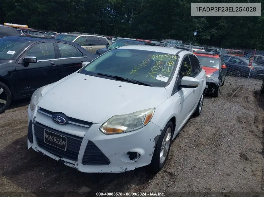 1FADP3F23EL254028 2014 Ford Focus Se