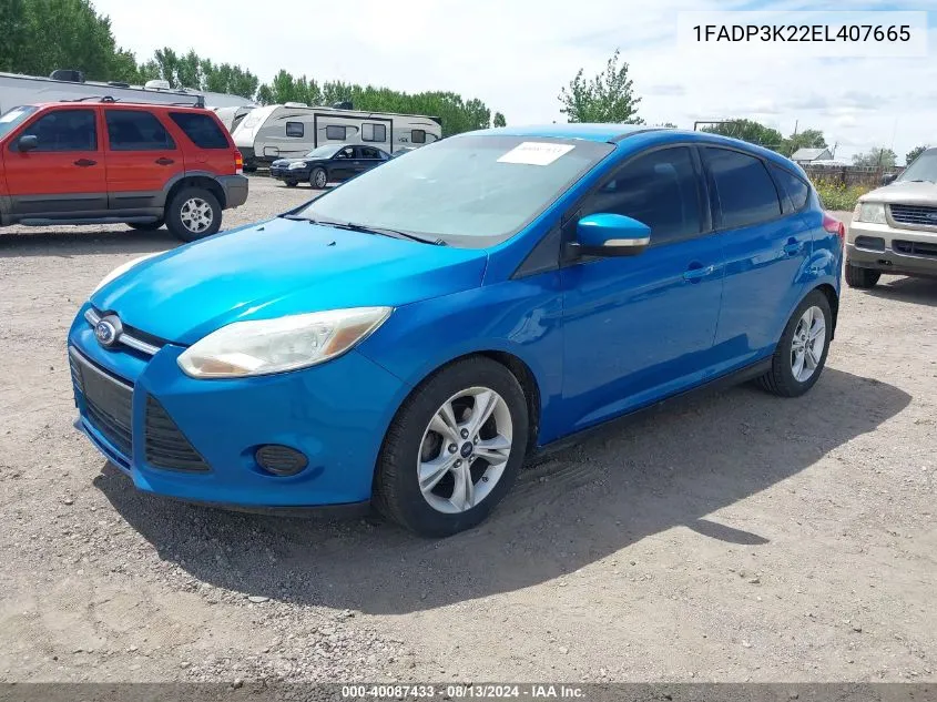 1FADP3K22EL407665 2014 Ford Focus Se