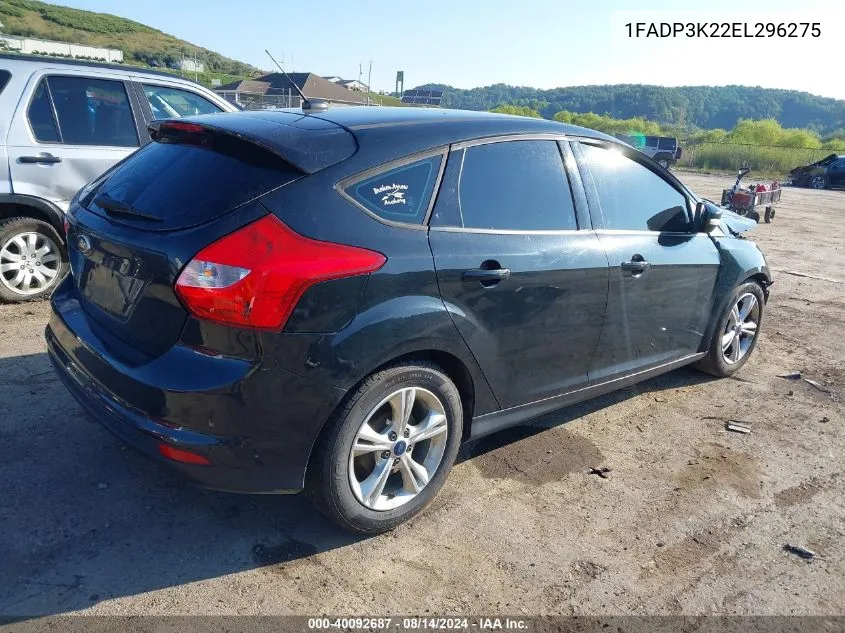 1FADP3K22EL296275 2014 Ford Focus Se