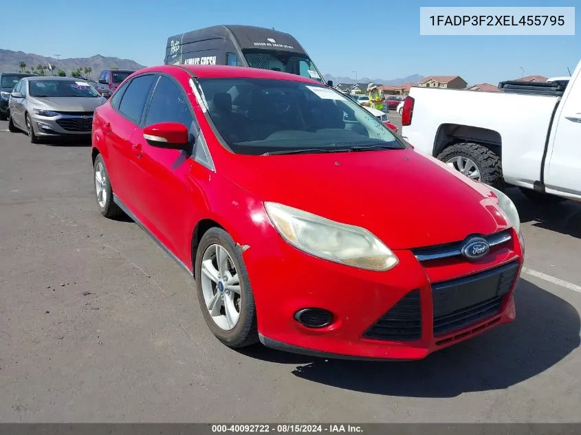 1FADP3F2XEL455795 2014 Ford Focus Se