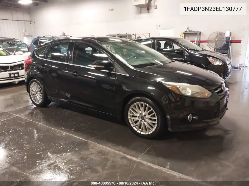 2014 Ford Focus Titanium VIN: 1FADP3N23EL130777 Lot: 40095570