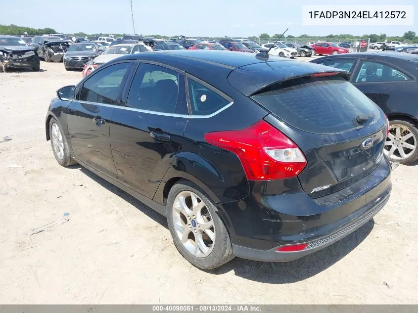 1FADP3N24EL412572 2014 Ford Focus Titanium