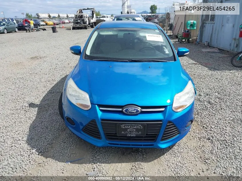 1FADP3F29EL454265 2014 Ford Focus Se