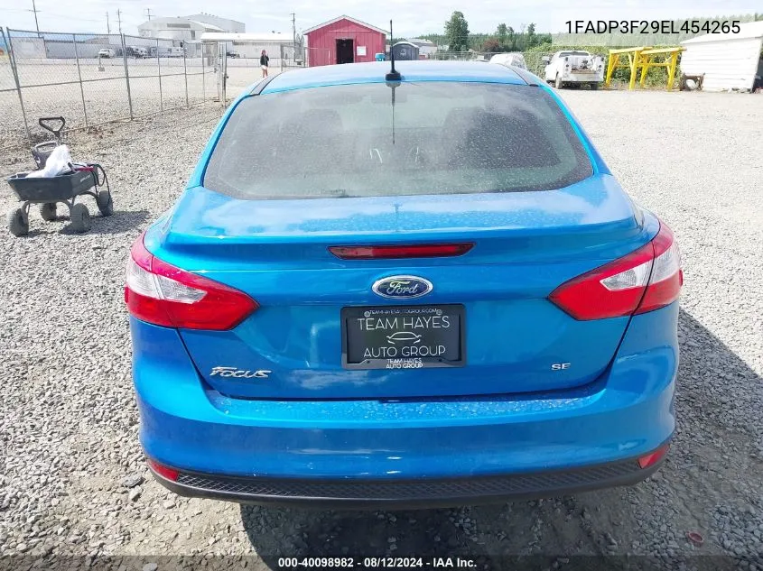 1FADP3F29EL454265 2014 Ford Focus Se