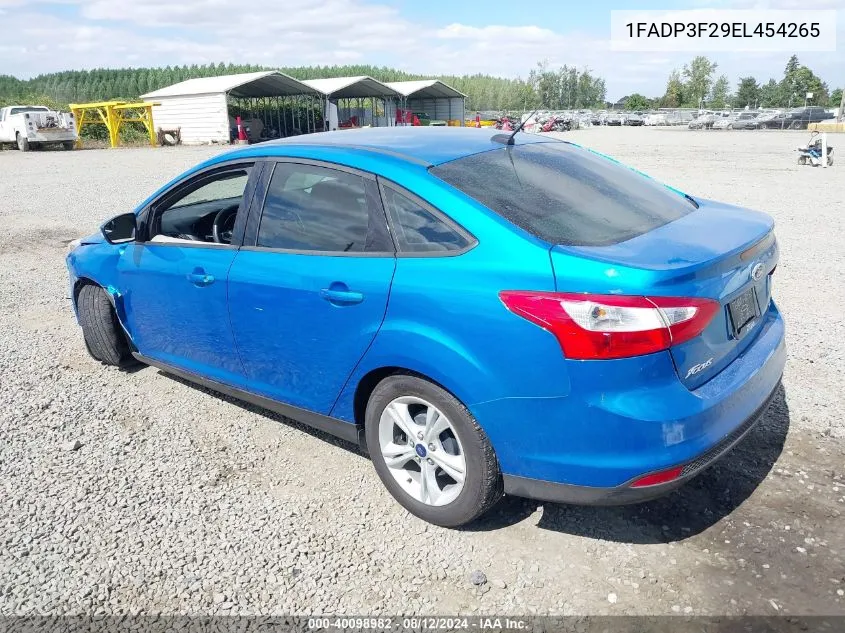 1FADP3F29EL454265 2014 Ford Focus Se