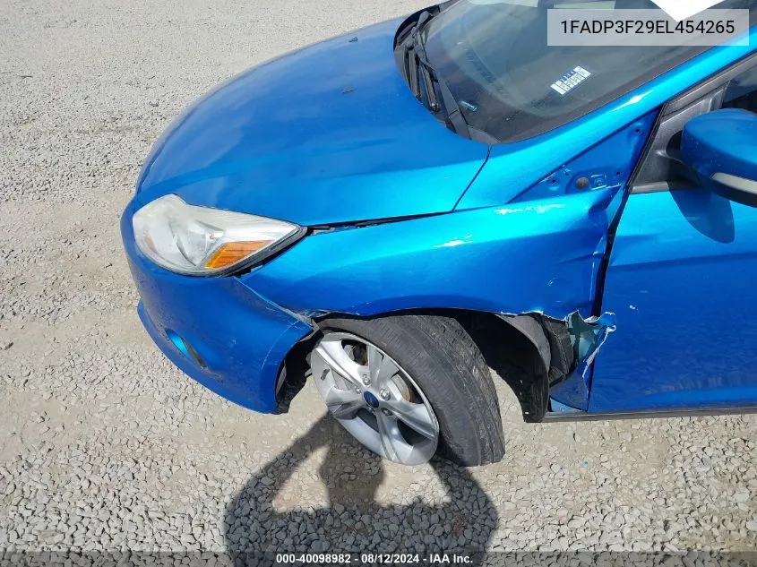 1FADP3F29EL454265 2014 Ford Focus Se