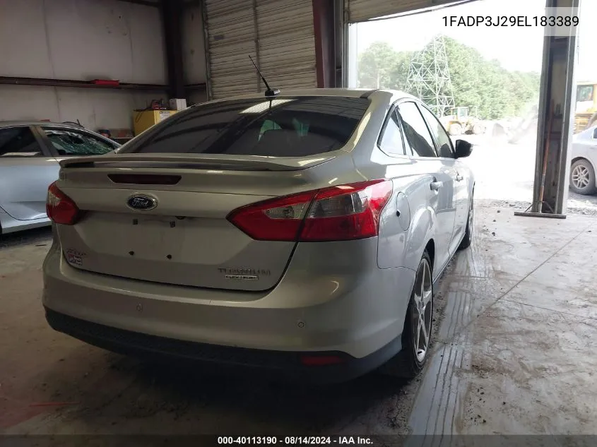 1FADP3J29EL183389 2014 Ford Focus Titanium