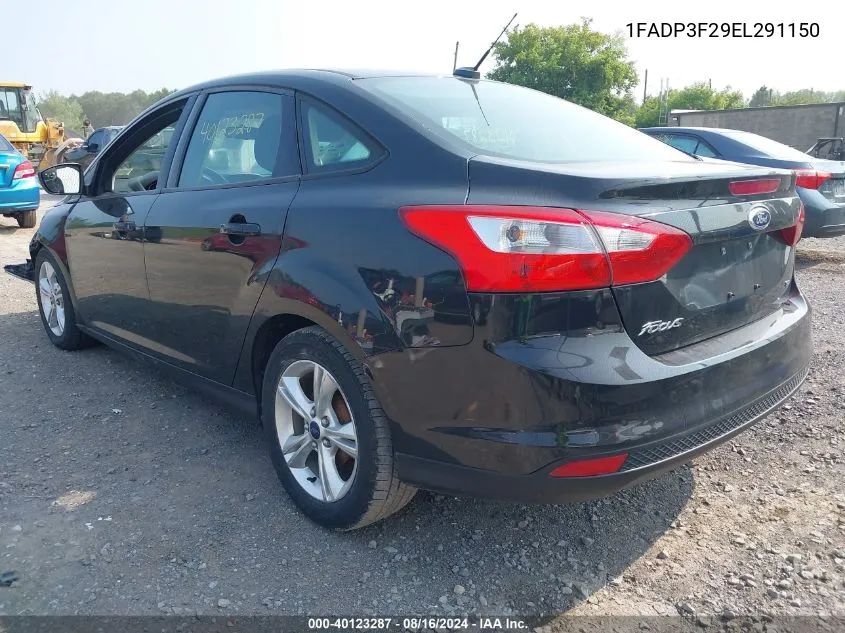 1FADP3F29EL291150 2014 Ford Focus Se