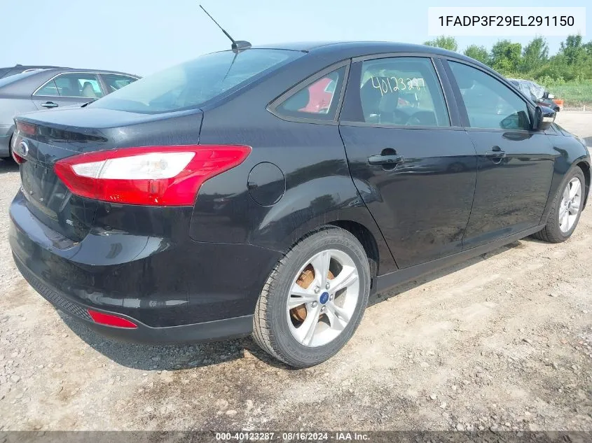 1FADP3F29EL291150 2014 Ford Focus Se