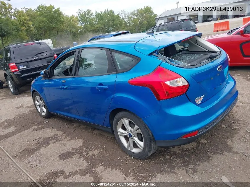 2014 Ford Focus Se VIN: 1FADP3K29EL439013 Lot: 40124261