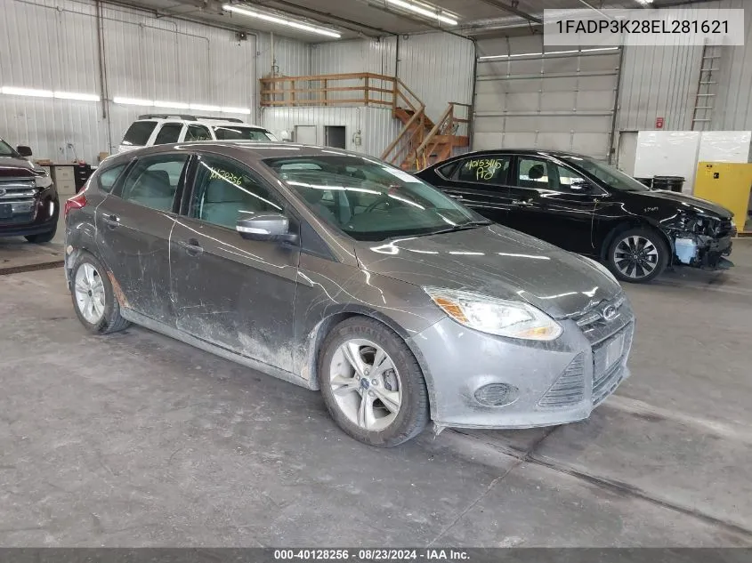 2014 Ford Focus Se VIN: 1FADP3K28EL281621 Lot: 40128256