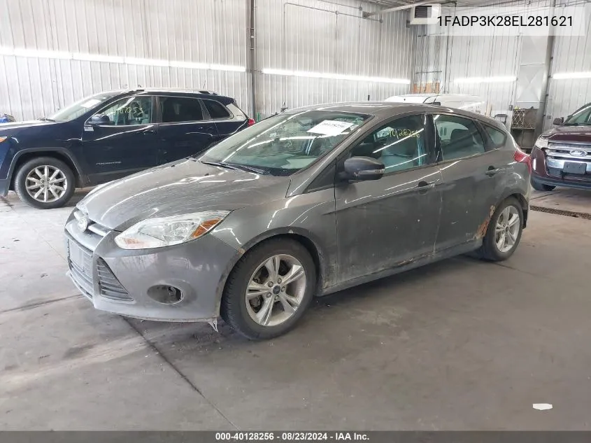 2014 Ford Focus Se VIN: 1FADP3K28EL281621 Lot: 40128256