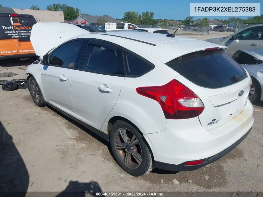 2014 Ford Focus Se VIN: 1FADP3K2XEL275383 Lot: 40151391