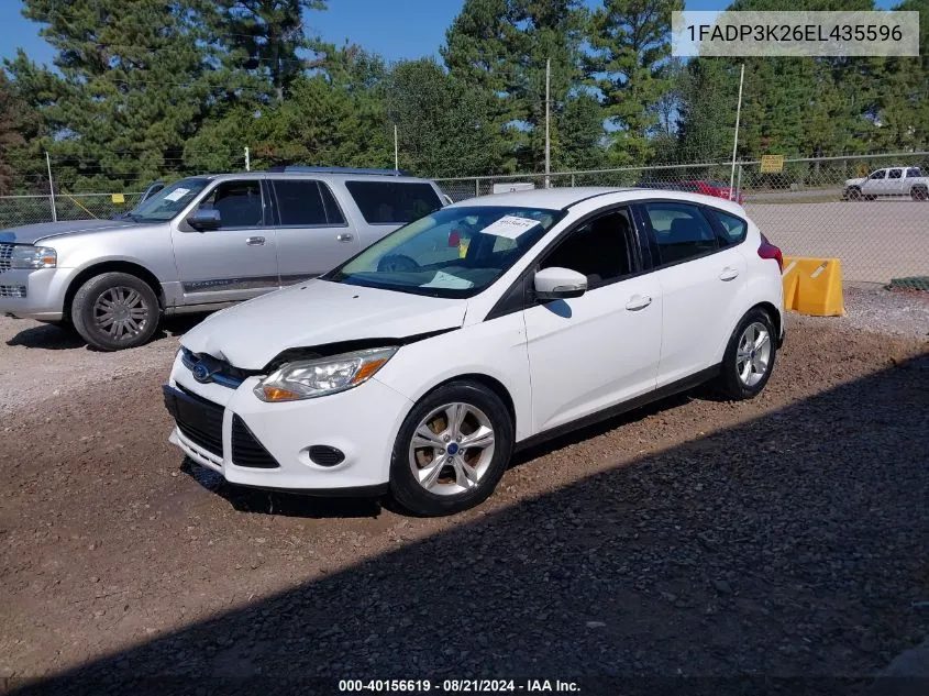 2014 Ford Focus Se VIN: 1FADP3K26EL435596 Lot: 40156619