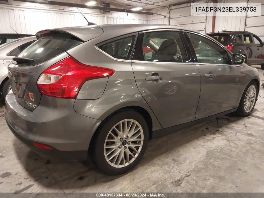 1FADP3N23EL339758 2014 Ford Focus Titanium