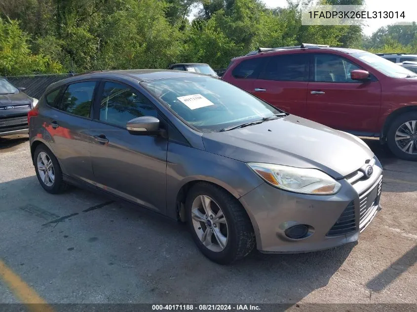 2014 Ford Focus Se VIN: 1FADP3K26EL313014 Lot: 40171188