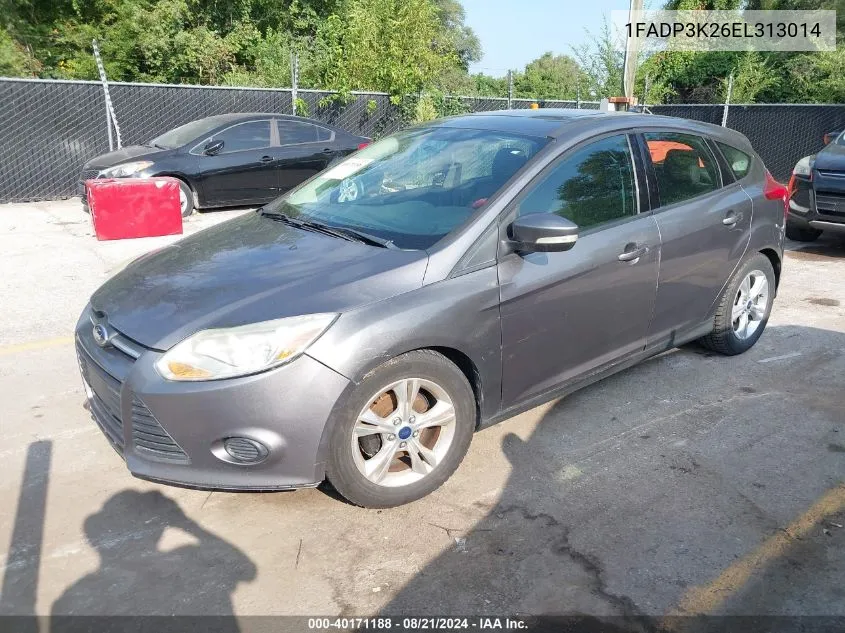 2014 Ford Focus Se VIN: 1FADP3K26EL313014 Lot: 40171188