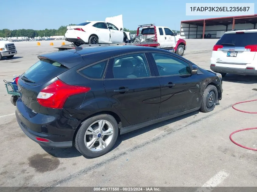 2014 Ford Focus Se VIN: 1FADP3K26EL235687 Lot: 40177550