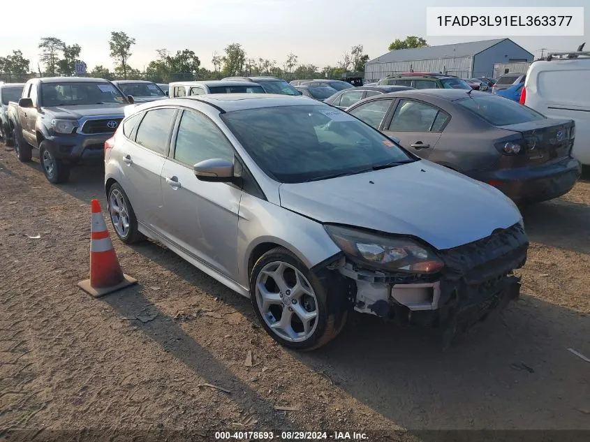 2014 Ford Focus St VIN: 1FADP3L91EL363377 Lot: 40178693