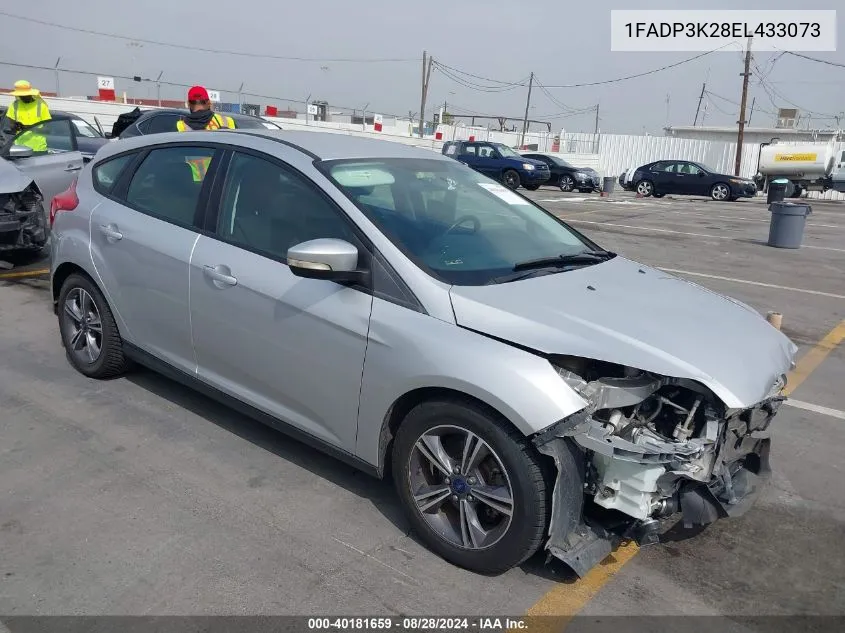 2014 Ford Focus Se VIN: 1FADP3K28EL433073 Lot: 40181659