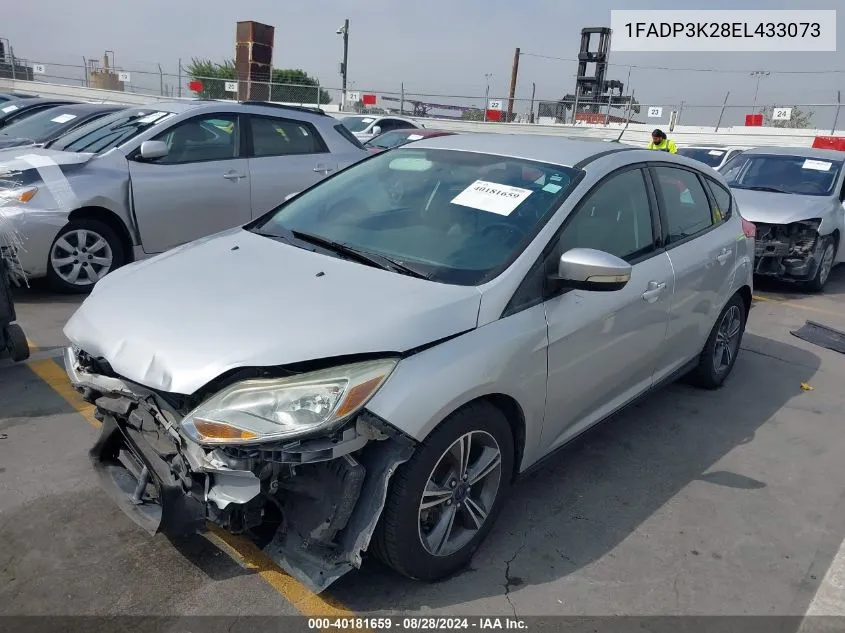 2014 Ford Focus Se VIN: 1FADP3K28EL433073 Lot: 40181659