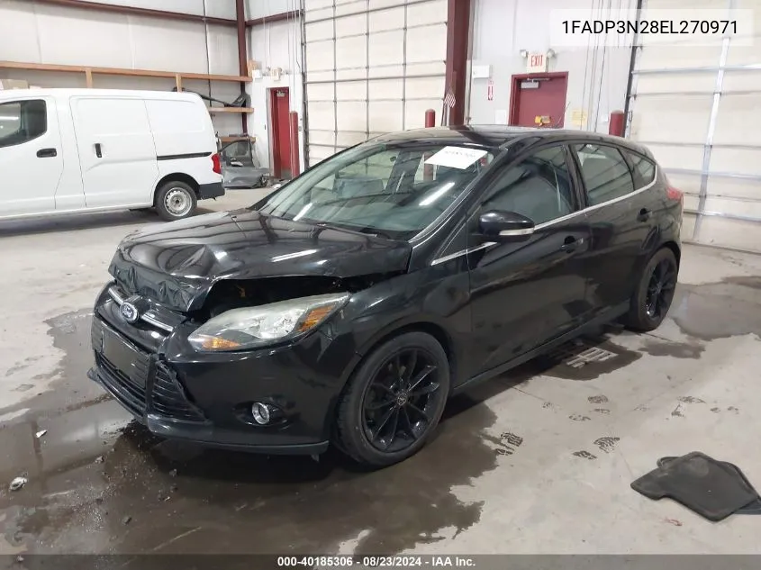 1FADP3N28EL270971 2014 Ford Focus Titanium