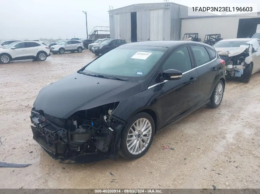 1FADP3N23EL196603 2014 Ford Focus Titanium