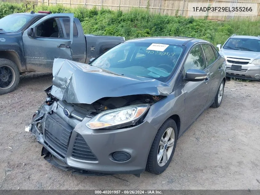 1FADP3F29EL355266 2014 Ford Focus Se