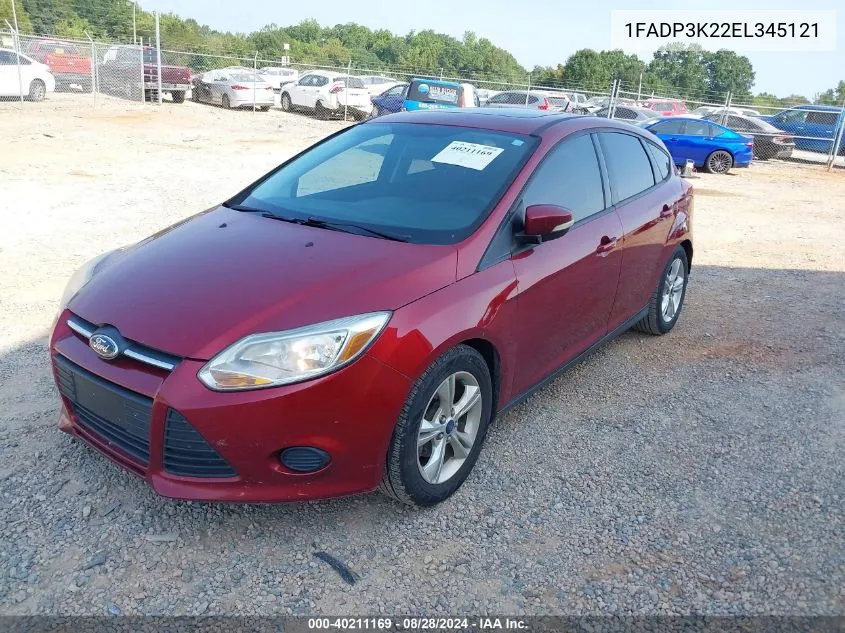 1FADP3K22EL345121 2014 Ford Focus Se