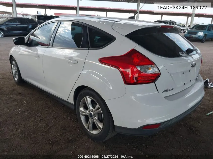 1FADP3K24EL139072 2014 Ford Focus Se