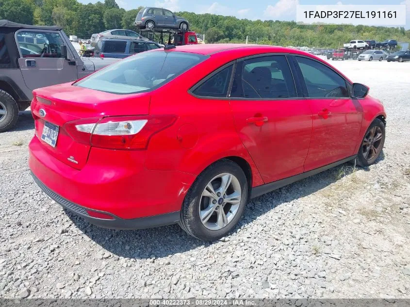 1FADP3F27EL191161 2014 Ford Focus Se