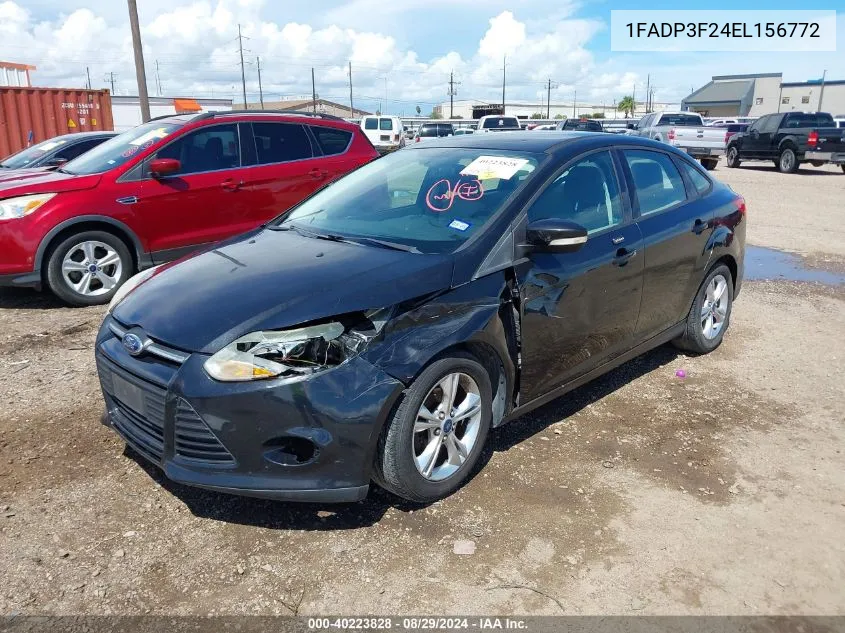 1FADP3F24EL156772 2014 Ford Focus Se