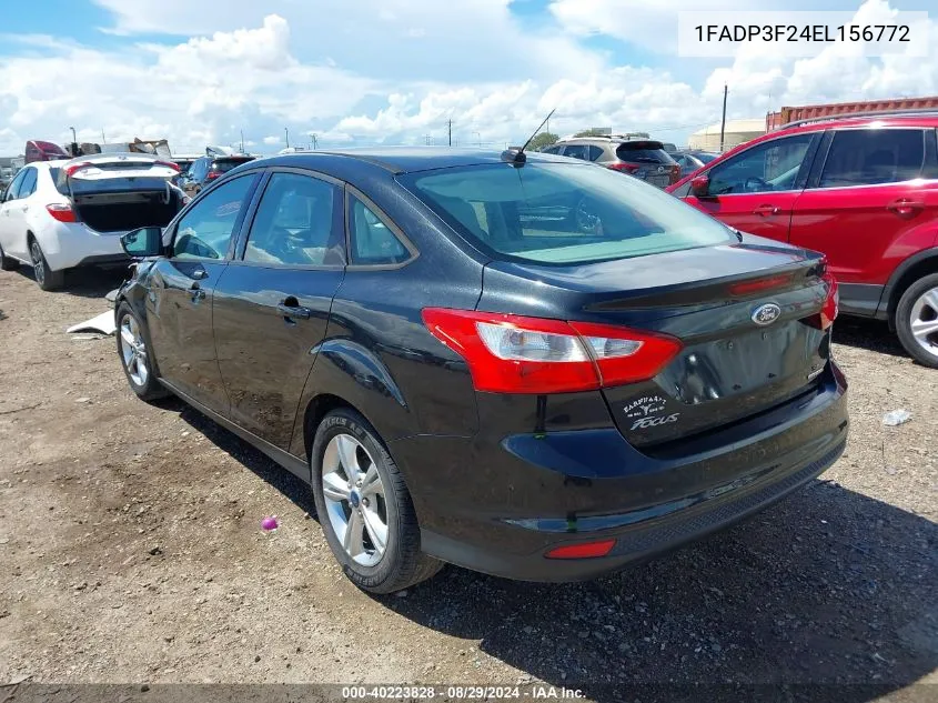 1FADP3F24EL156772 2014 Ford Focus Se