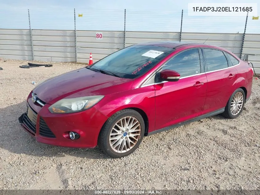 1FADP3J20EL121685 2014 Ford Focus Titanium