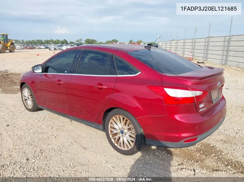 1FADP3J20EL121685 2014 Ford Focus Titanium