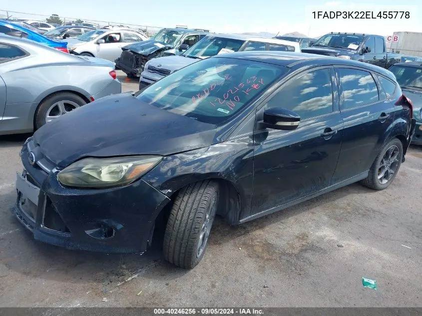 1FADP3K22EL455778 2014 Ford Focus Se