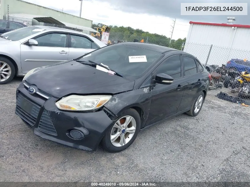 1FADP3F26EL244500 2014 Ford Focus Se