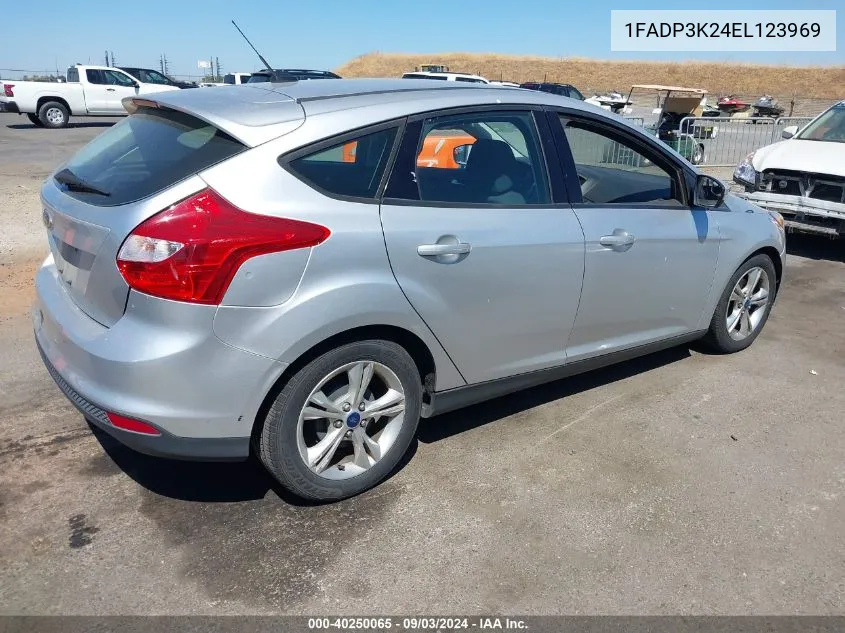 2014 Ford Focus Se VIN: 1FADP3K24EL123969 Lot: 40250065