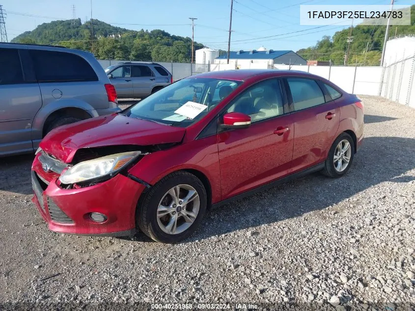 2014 Ford Focus Se VIN: 1FADP3F25EL234783 Lot: 40251958