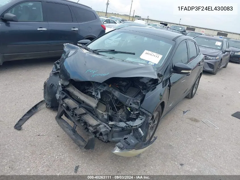 1FADP3F24EL430083 2014 Ford Focus Se