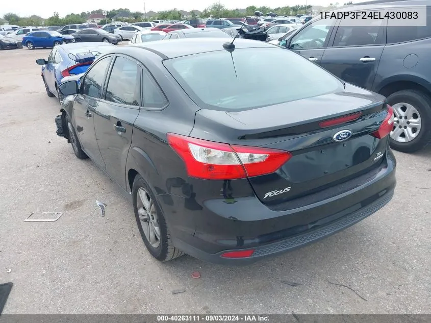 1FADP3F24EL430083 2014 Ford Focus Se