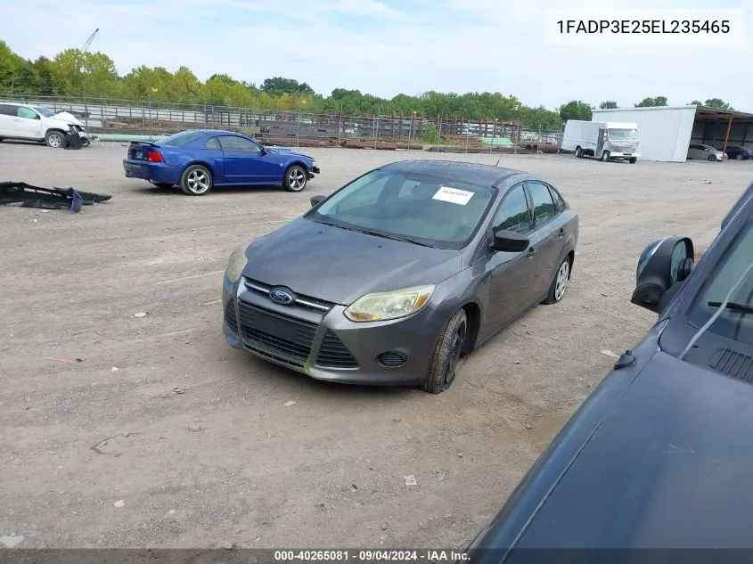 2014 Ford Focus S VIN: 1FADP3E25EL235465 Lot: 40265081