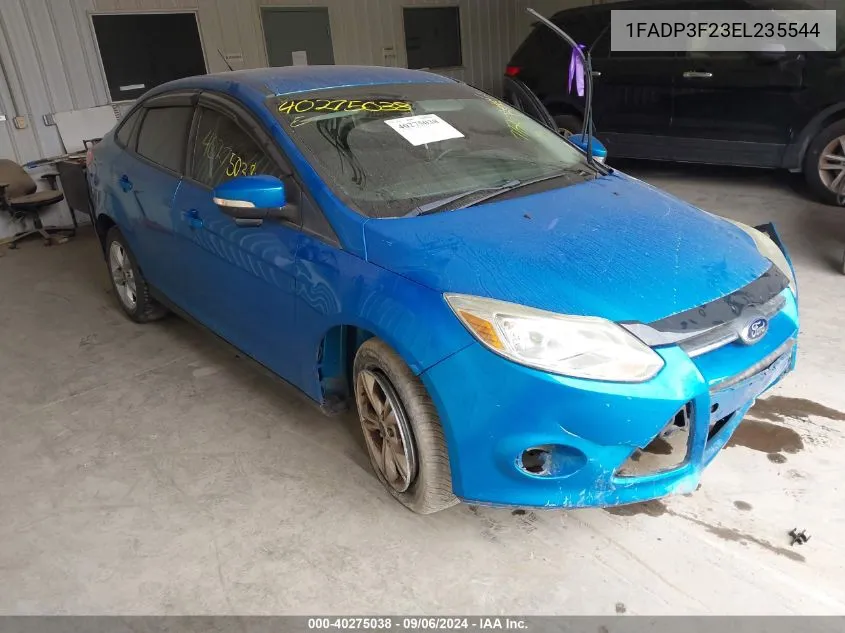 2014 Ford Focus Se VIN: 1FADP3F23EL235544 Lot: 40275038