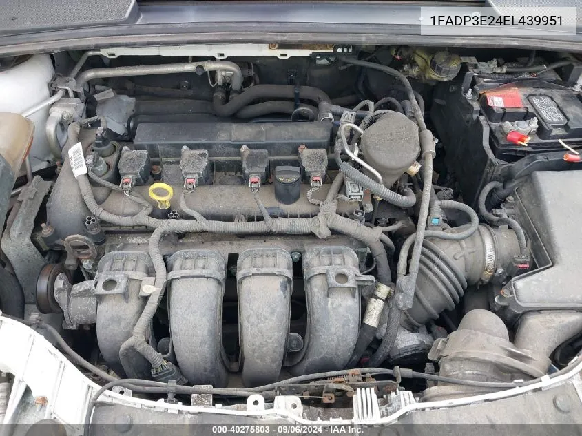 1FADP3E24EL439951 2014 Ford Focus S