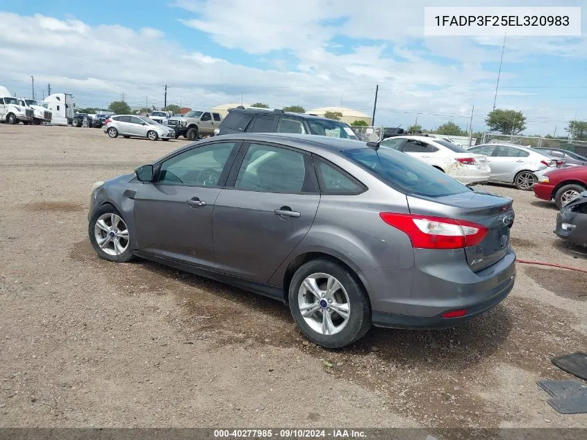 1FADP3F25EL320983 2014 Ford Focus Se