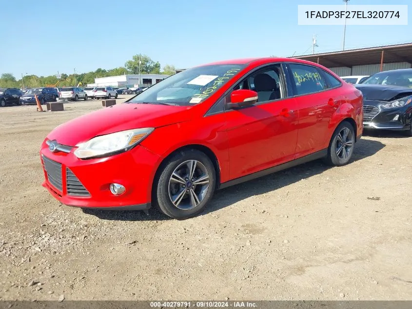 1FADP3F27EL320774 2014 Ford Focus Se