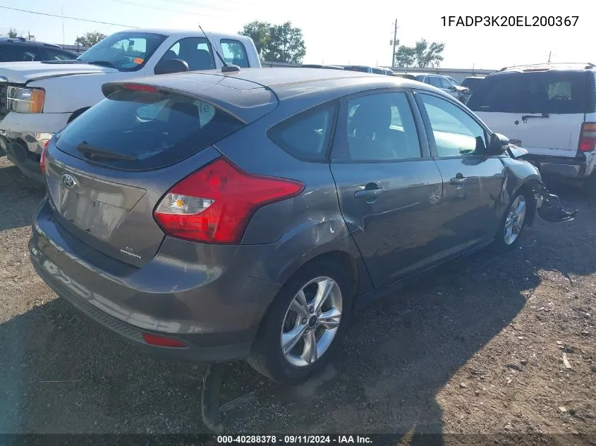 1FADP3K20EL200367 2014 Ford Focus Se